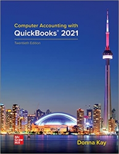 کتاب Loose Leaf for Computer Accounting with QuickBooks 2021
