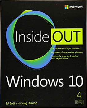 جلد سخت سیاه و سفید_کتاب Windows 10 Inside Out 4th Edition