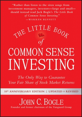 جلد سخت رنگی_کتاب The Little Book of Common Sense Investing: The Only Way to Guarantee Your Fair Share of Stock Market Returns (Little Books, Big Profits)