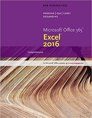 جلد معمولی سیاه و سفید_کتاب New Perspectives MicrosoftOffice 365 & Excel 2016: Comprehensive