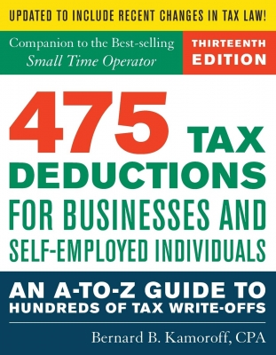 کتاب 475 Tax Deductions for Businesses and Self-Employed Individuals: An A-to-Z Guide to Hundreds of Tax Write-Offs