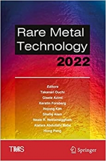 کتاب Rare Metal Technology 2022 (The Minerals, Metals & Materials Series)