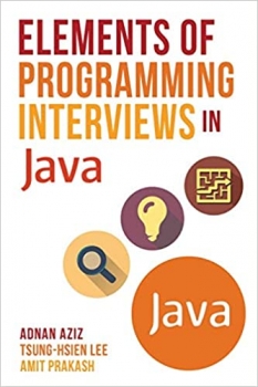 جلد سخت رنگی_کتاب Elements of Programming Interviews in Java: The Insiders' Guide 2nd edition